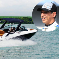 Das pistas para o mar: lancha de Hélio Castroneves aposta em conforto, esportes aquáticos e espaço para até 9 pessoas