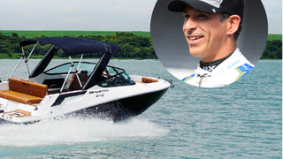 Das pistas para o mar: lancha de Hélio Castroneves aposta em conforto, esportes aquáticos e espaço para até 9 pessoas