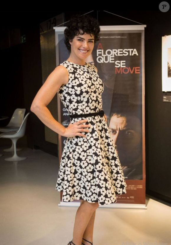 2017: Ana Paula Arósio em uma première do longa 'A Floresta que Se Move' no Brasil, mesmo 2 anos depois do lançamento