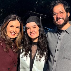 Quem também esteve presente na celebração foi o namorado de Fátima, Túlio Gadêlha, e a namorada de Bonner, Natasha Dantas