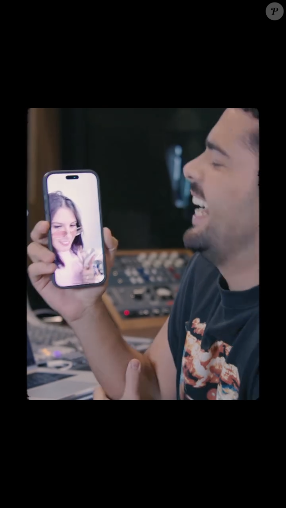 Ana Castela conversou com Pedro Sampaio por chamada de vídeo e sua reação divertiu internautas