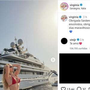 Vini Jr. se declarou para Virgínia