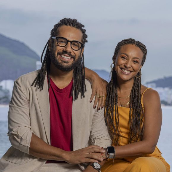 Sheron Menezzes ao lado de Amaury Lorenzo na novela 'Por Você'
