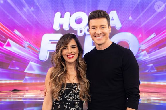 Em evento no Rio, Wanessa desabafa com Rodrigo Faro sobre dores: 'Já assinou contrato'