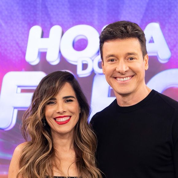 Em evento no Rio, Wanessa desabafa com Rodrigo Faro sobre dores: 'Já assinou contrato'