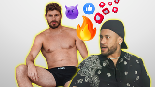 Socorro! Bruninho, do vôlei, posa só de cueca e ganha 'cantada' de Neymar e outros atletas: 'Desperta coisas em mim que...'