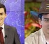 Antes e depois de Dudu Camargo: o jornalista já foi considerado pupilo de Silvio Santos e ficou bem diferente após polêmicas