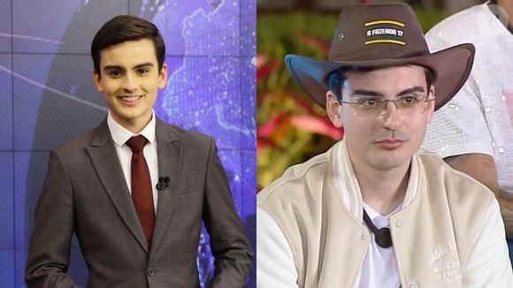 Antes e depois de Dudu Camargo: o jornalista já foi considerado pupilo de Silvio Santos e ficou bem diferente após polêmicas
