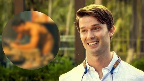 Patrick Schwarzenegger nu em 'The White Lotus': filho de Arnold Schwarzenegger mostra TU-DO em série e leva web ao delírio. 'Um sabor'