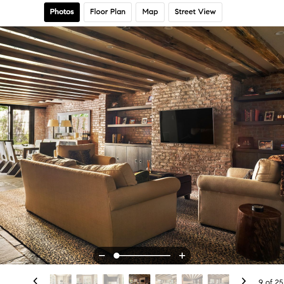 Mansão que já foi de Gisele Bündchen tem tetos altos, luminárias embutidas, portas francesas e janelas altíssimas