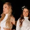 Casamento de Lauana Prado e Tati Dias: grávida de 8 meses, cantora destaca barrigão em vestido de renda com transparência; veja fotos de cerimônia intimista na praia!