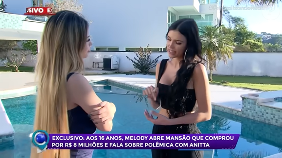 Mansão de Melody está avaliada em R$ 7 milhões, segundo informações do jornal O Globo