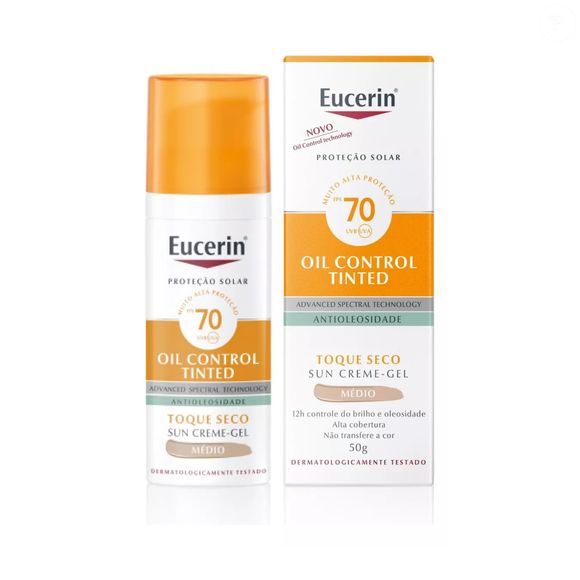 Eucerin Sun Oil Control Tinted Médio FPS 70