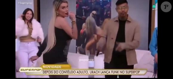 Andressa Urach estreia como funkeira no "SuperPop" com música de teor sexual produzida por MC PR