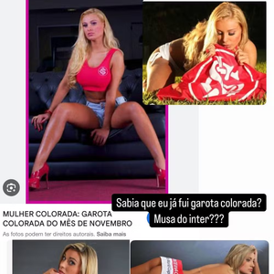 Andressa Urach já foi musa do Internacional