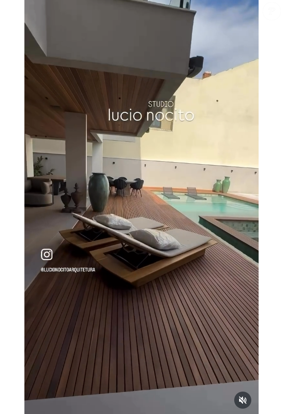 O projeto arquitetônico privilegia conforto e convivência, com área gourmet voltada para a piscina e o campinho de futebol, em proposta desenvolvida pelo Studio Lucio Nocito