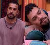 Maike é repreendido por Tadeu Schmidt após mordidas em Renata no 'BBB 25', mas alerta a Vinícius gera revolta na web: 'Nada a ver'