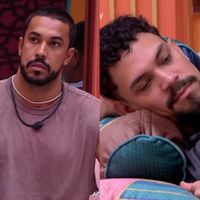 Maike é repreendido por Tadeu Schmidt após mordidas em Renata no 'BBB 25', mas alerta a Vinícius gera revolta na web: 'Nada a ver'