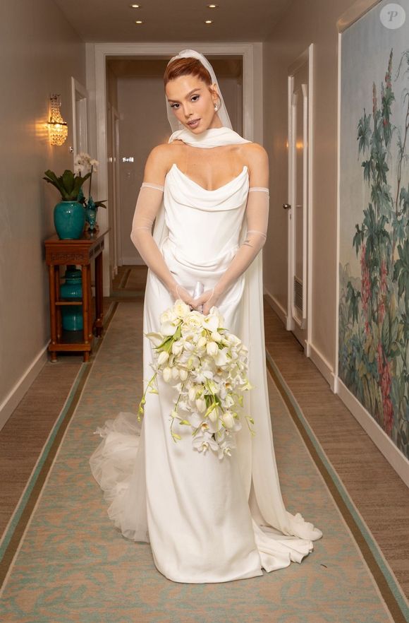 Giovanna Lancellotti se casou com Gabriel David, presidente da Liesa, no sábado 21 de junho de 2025