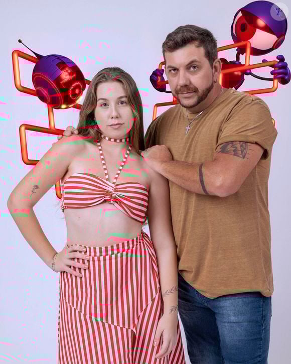 Edilberto e Raissa estão no 'Paredão'