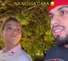 Virgínia Fonseca vira para Zé Felipe com um olhar efusivo quando a mulher diz que o ex ‘bebia muito, se excedia na bebida e se tornava outra pessoa’