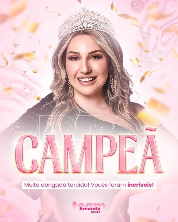 Amanda, do 'BBB 23', saiu consagrada campeã do reality, mas dividiu opiniões com hábito de higiene contestável