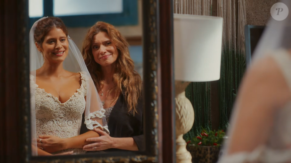Em 'Coração Acelerado', Agrado Garcia (Isadora Cruz) aparece com um vestido de noiva de crochê da Thear, reforçando a estética boho chic e artesanal que se distancia dos modelos tradicionais