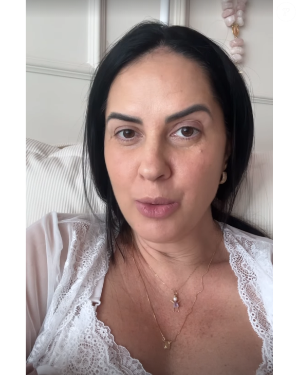 "Estou comendo bem e sem sofrimento. A gente vai vendo resultado", disse Graciele Lacerda