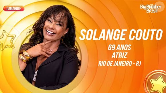 Solange Couto é uma das participantes do 'BBB 26', e rouba a cena por sua mudança aos 69 anos