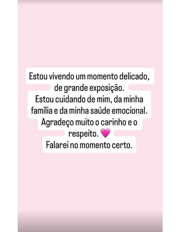 Grávida de 7 meses, mulher do Pipoca Pedro Henrique, do 'BBB 26', se pronunciou após marido recordar que lhe traiu: 'Cuidando de mim'