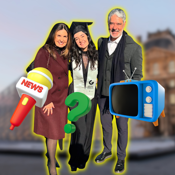 Nem jornalista, nem apresentadora: qual é a profissão de Laura Bonemer, filha de Fátima Bernardes e William Bonner que se formou na França e reuniu pais famosos?