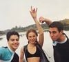 Paolla Oliveira e ex-Dominó Klaus Hee em foto postada na web em perfil dedicado ao 'Passa ou Repassa'