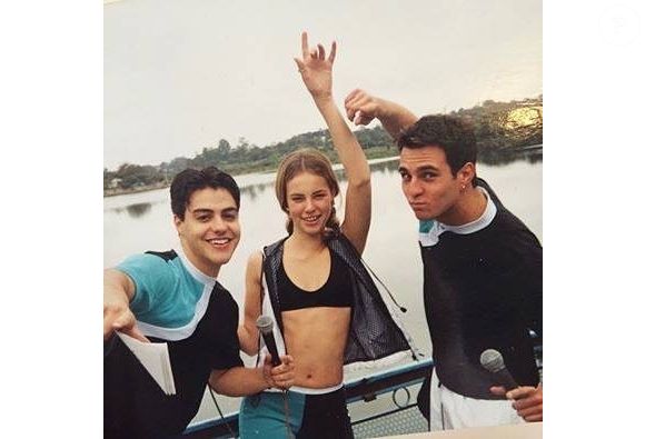 Paolla Oliveira e ex-Dominó Klaus Hee em foto postada na web em perfil dedicado ao 'Passa ou Repassa'