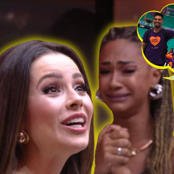 Aline chora ao ver Sandy e Junior dentro do ‘BBB 25’ e expõe detalhe do passado difícil com cantores: 'Entreguei copo no show só para assistir'