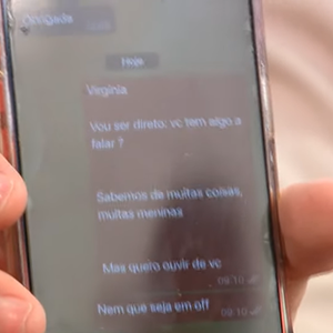 Leo Dias ainda expôs mensagens trocadas com Virgínia Fonseca