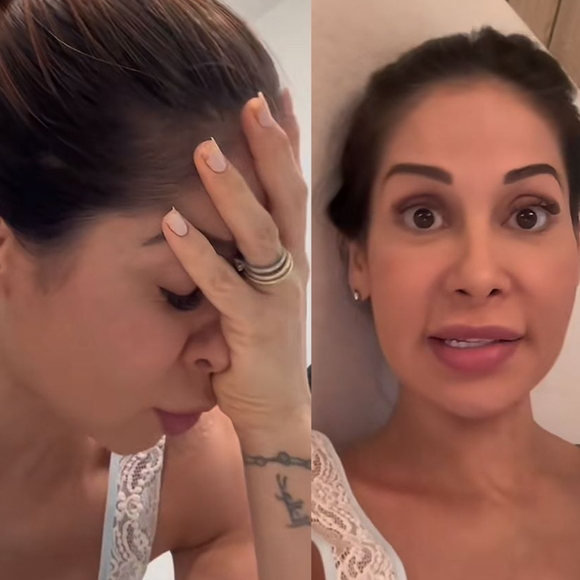 'Eu olhei e falei: está morta': Maíra Cardi detalha susto com a filha internada nos EUA e atualiza estado de saúde da caçula