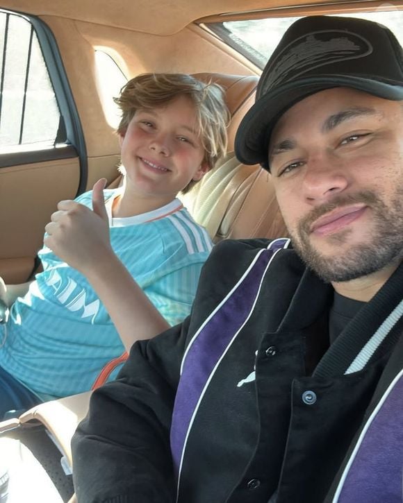 Filho mais velho de Neymar, Davi Lucca, tem 14 anos e não quis seguir a carreira do pai no futebol