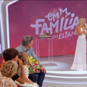 A apresentadora Eliana iniciou uma nova fase da carreira na Globo, apostando em emoção, entrevistas e música no programa Em Família