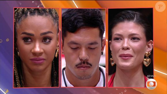 Gabriel enfrentou Aline e Vitória no Paredão do 'BBB 25'