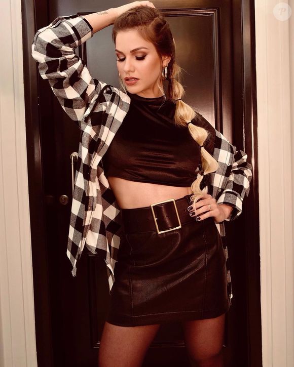 Xadrez em look de Andressa Suita: essa opção é fácil de copiar para festas juninas