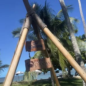 Amado Batista e Calita Franciele curtem lua de mel em Morro de São Paulo, um dos principais destinos paradisíacos da Bahia