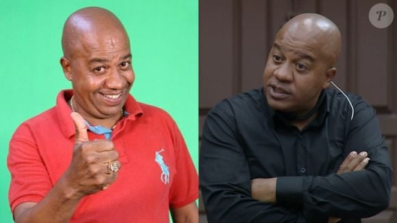 Antes e depois de Toninho Tornado: o tempo passou, mas o humorista mantém a mesma aparência de décadas atrás