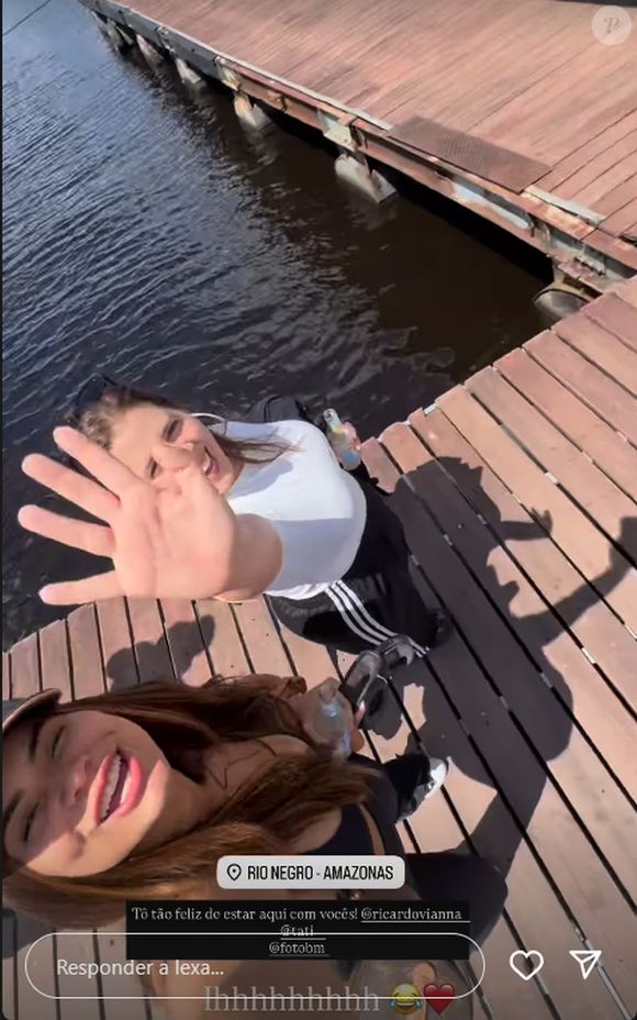 Lexa e Tati Machado surgiram juntas em um vídeo na rede social da cantora