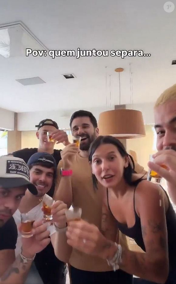 Os amigos de Ana Castela e Zé Felipe vibraram com o reencontro dos dois