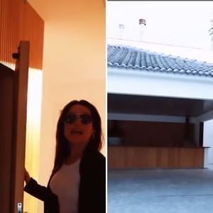 Juliette destacou a parte da entrada da mansão, que conta com uma área ampla