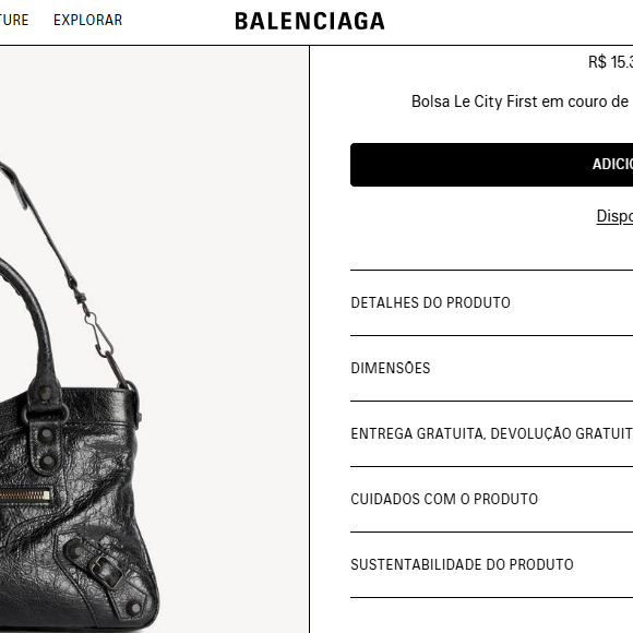 Camila Queiroz usou bolsa Le City, de R$ 15.350