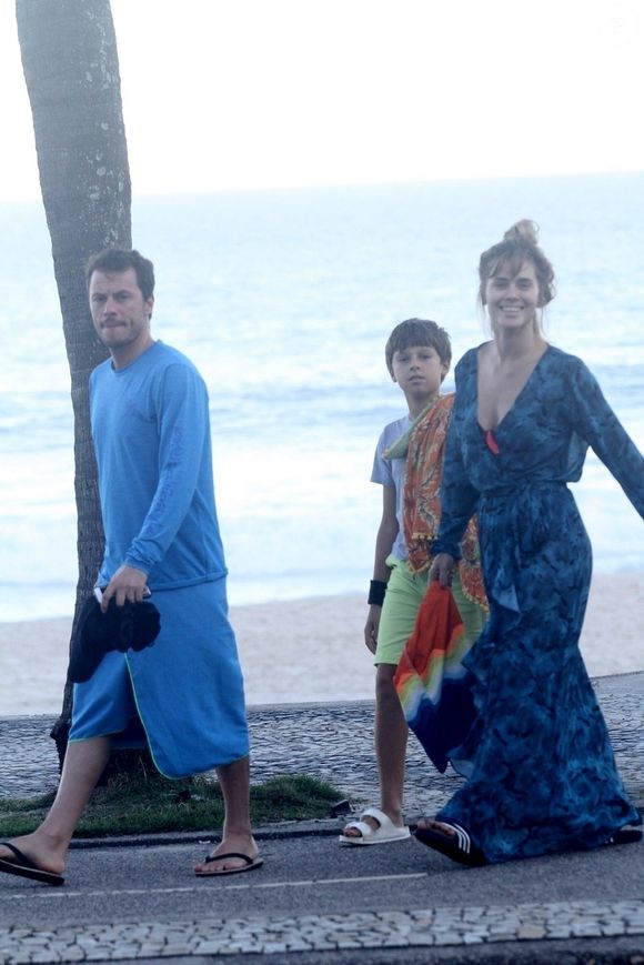 Como ele cresceu! Nesta foto, também em 2019, Carolina Dieckmann mostrou o filho caçula, José
