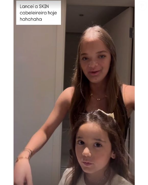 Rafa Justus bancou a cabeleireira da mãe, Ticiane Pinheiro, e da irmã Manuella