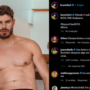 Neymar e João Rafael reagem à foto de Bruninho e movimentam a internet. O que você achou da campanha?