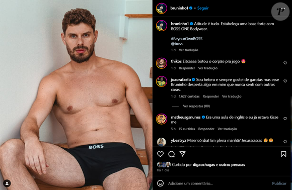 Neymar e João Rafael reagem à foto de Bruninho e movimentam a internet. O que você achou da campanha?